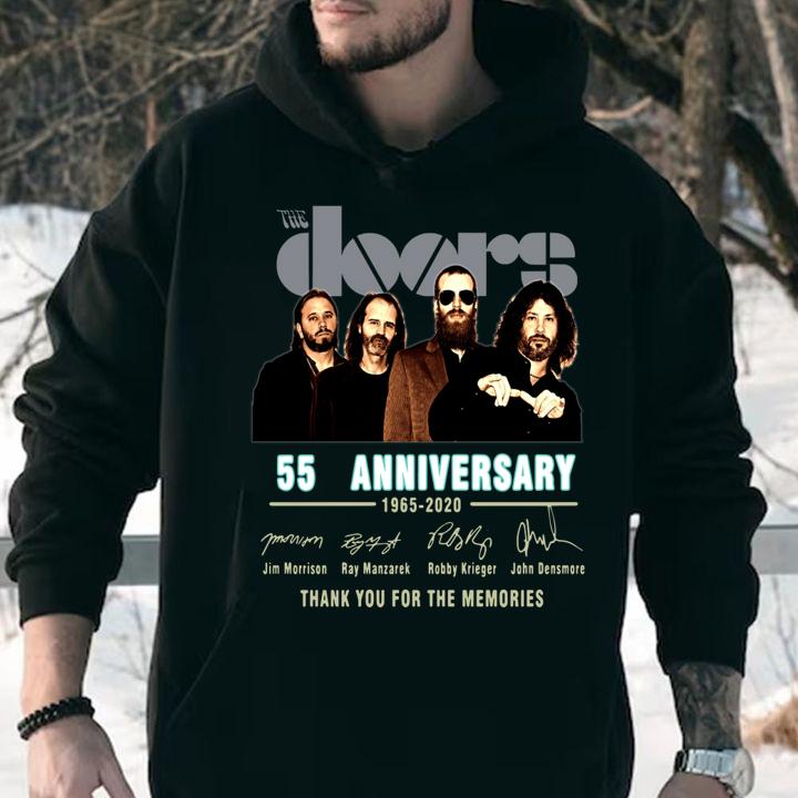 Doors 55 Anniversary 1965 2020 Signature Thank You For The Memories t-shirt hoodie