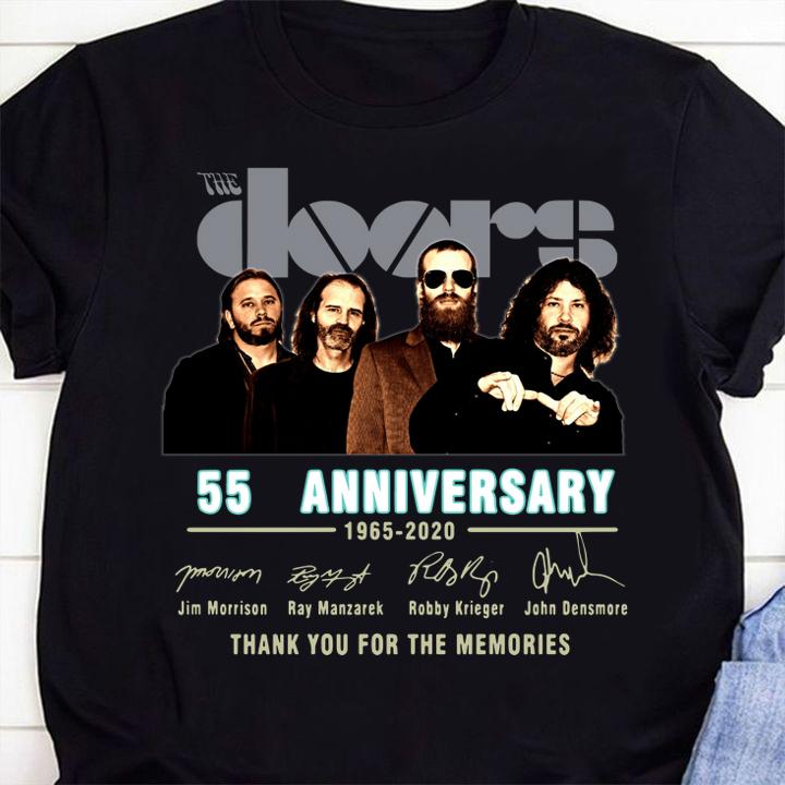 Doors 55 Anniversary 1965 2020 Signature Thank You For The Memories t-shirt shirt