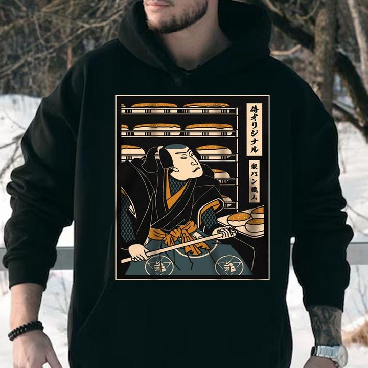Samurai Baker t-shirt hoodie