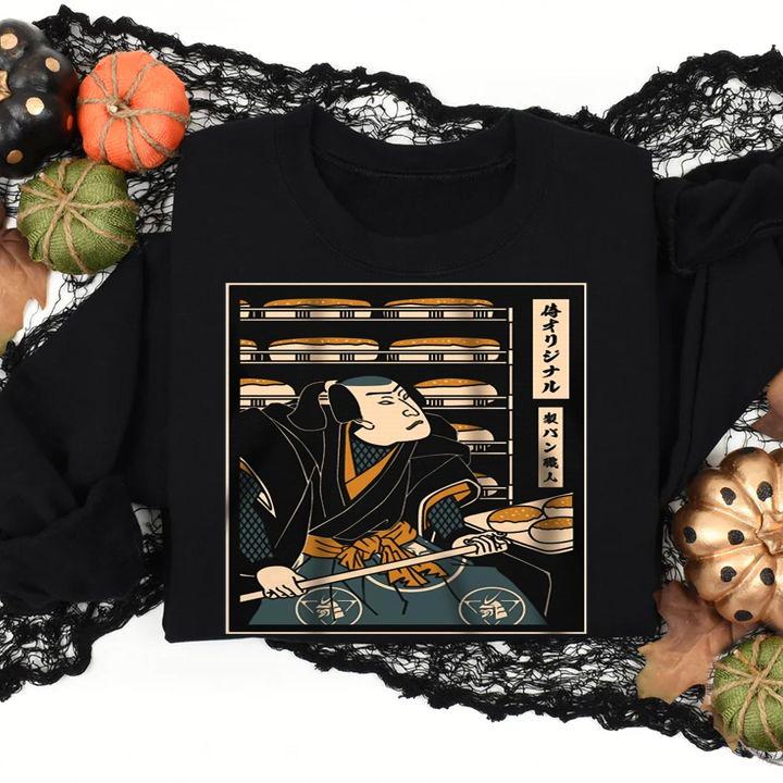 Samurai Baker t-shirt sweatshirt