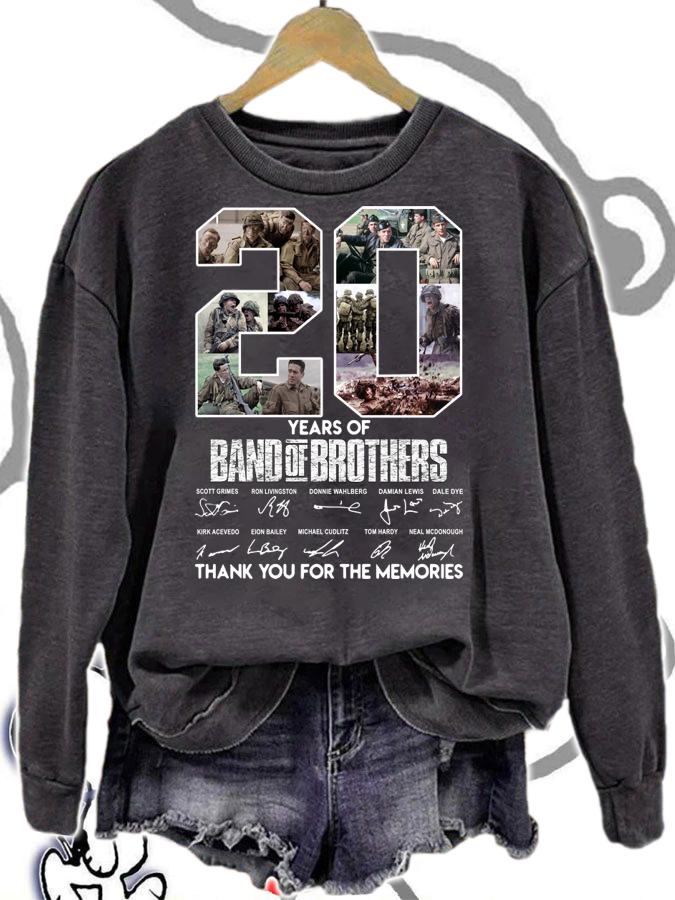 20 Years Of Band Of Brothers Thank You For The Memories t-shirt sweatshirt