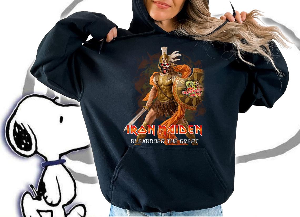 Iron Maiden Alexander the great t-shirt hoodie