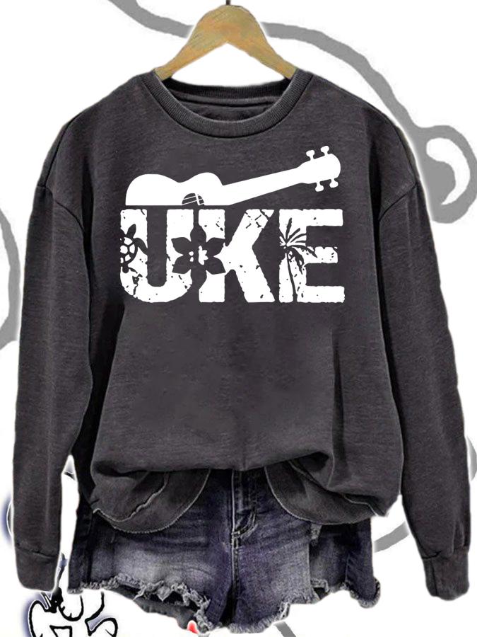 Original Hawaiian Ukulele Guitar Player Uke Musical Hawai Summer Vacation t-shirt sweatshirt