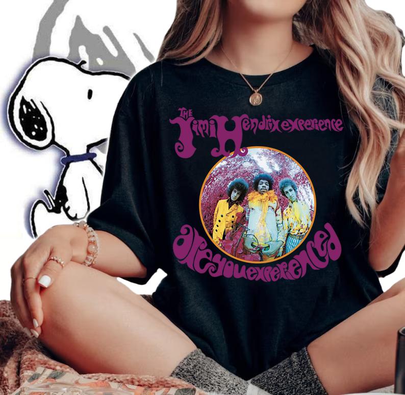 Jimi Hendrix Experience Are You Experienced t-shirt woman shirt