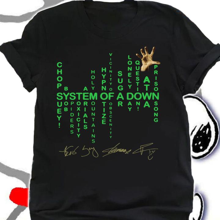 Premium Matrix System of a down t-shirt shirt