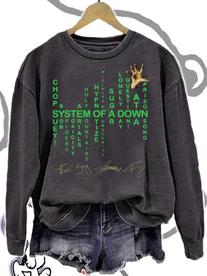 Premium Matrix System of a down t-shirt sweatshirt