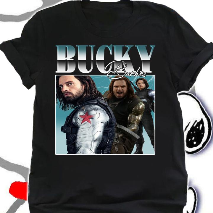 Bucky Barnes Shirt, Sebastian Stan Raptee Retro Aesthetic t-shirt shirt
