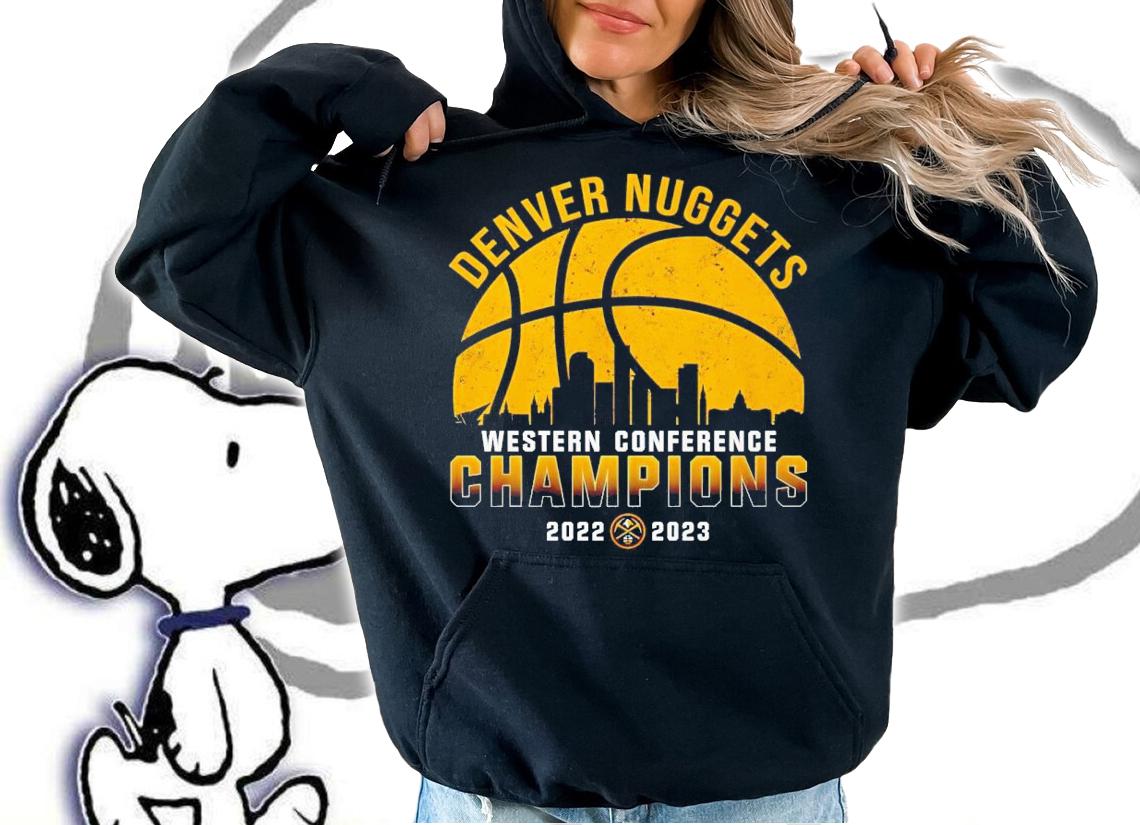 Denver Nuggets 2022-2023 Western Conference Champions city t-shirt hoodie