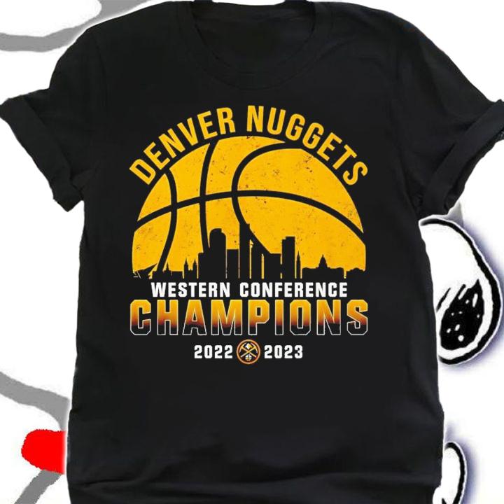 Denver Nuggets 2022-2023 Western Conference Champions city t-shirt shirt