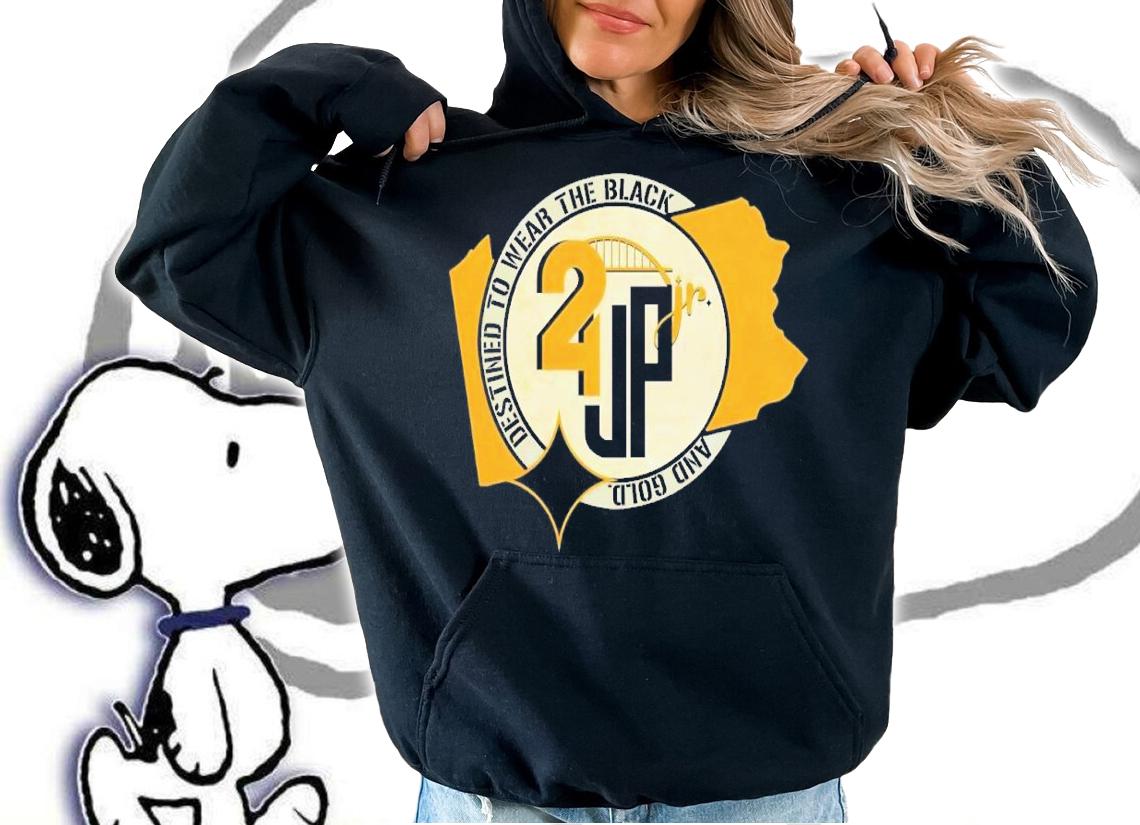 Destined to wear the black and gold t-shirt hoodie