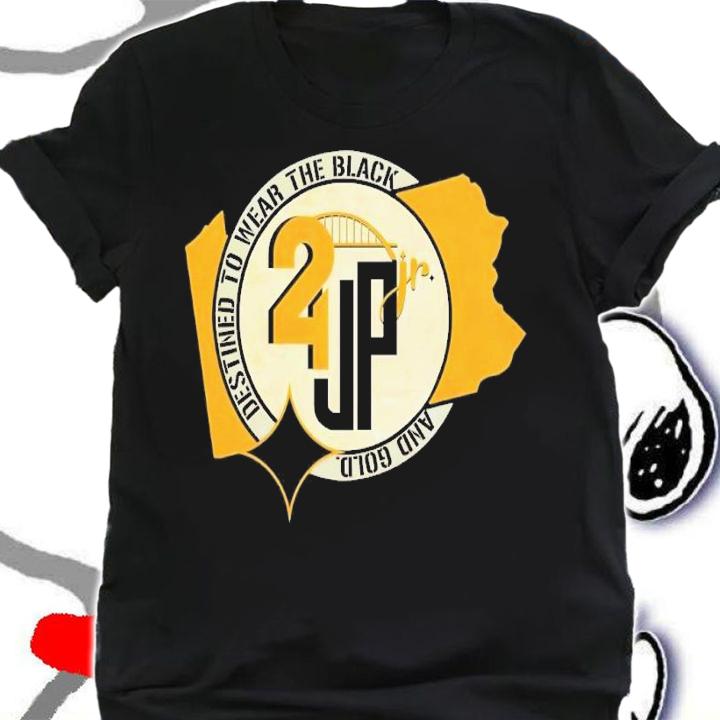Destined to wear the black and gold t-shirt shirt
