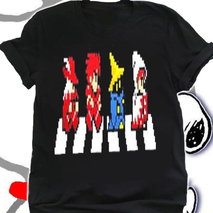 Final Fantasy Abbey Road 8-bit t-shirt shirt