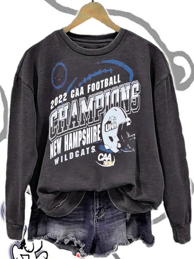 2022 CAA Football Champions New Hampshire Wildcats shirt t-shirt sweatshirt