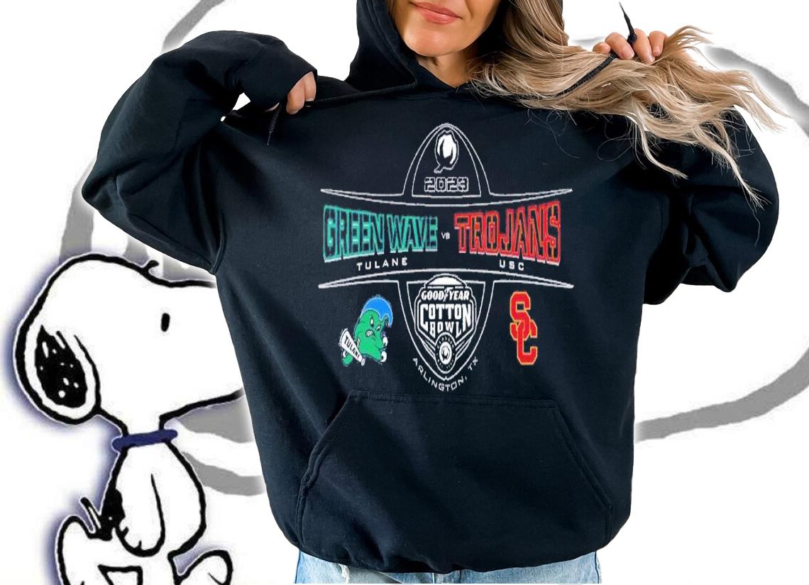 2023 Cotton Bowl Green Wave Tulane vs Trojans USC Arlington TX shirt t-shirt hoodie