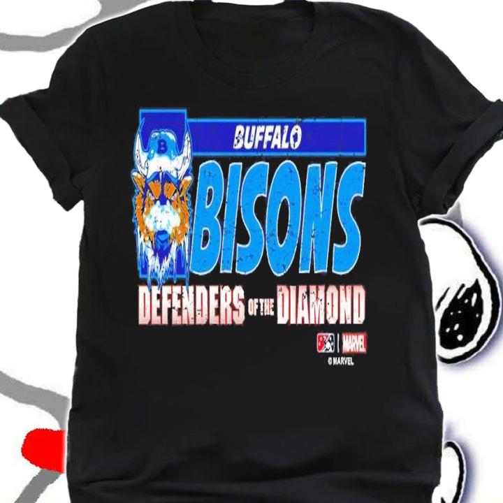 Buffalo Bisons Marvel's Defenders of the Diamond Dotd shirt t-shirt shirt