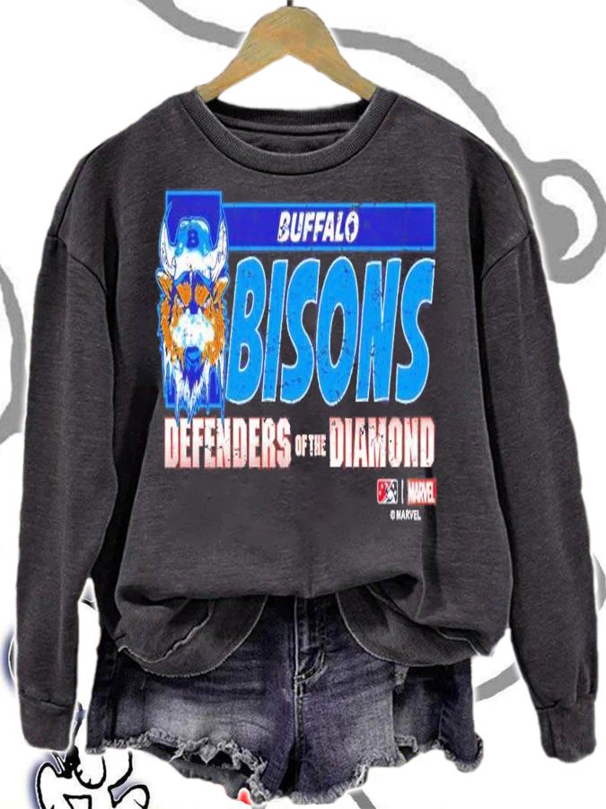 Buffalo Bisons Marvel's Defenders of the Diamond Dotd shirt t-shirt sweatshirt