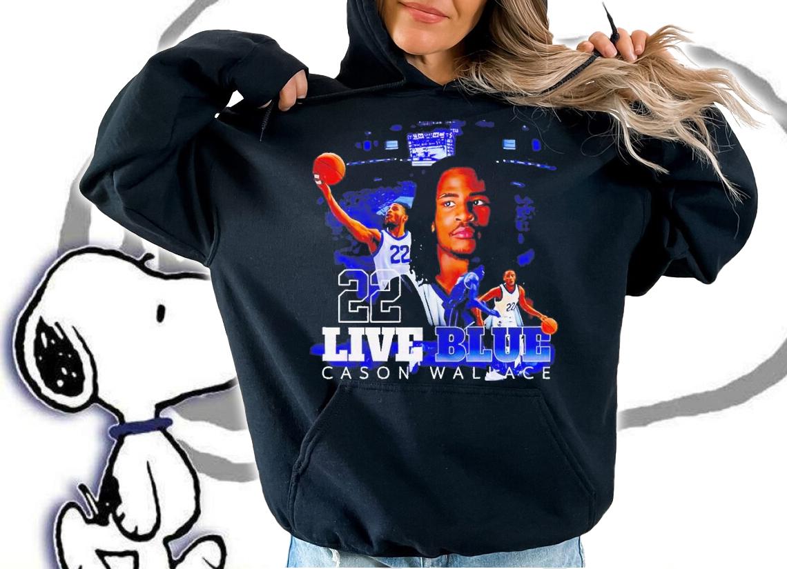 Cason Wallace Live Blue shirt t-shirt hoodie