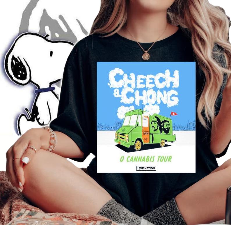 Cheech And Chong Cannabis Tour Shirt t-shirt woman shirt