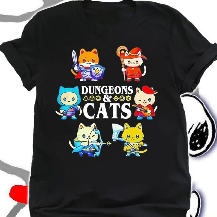Dungeons and cats shirt t-shirt shirt