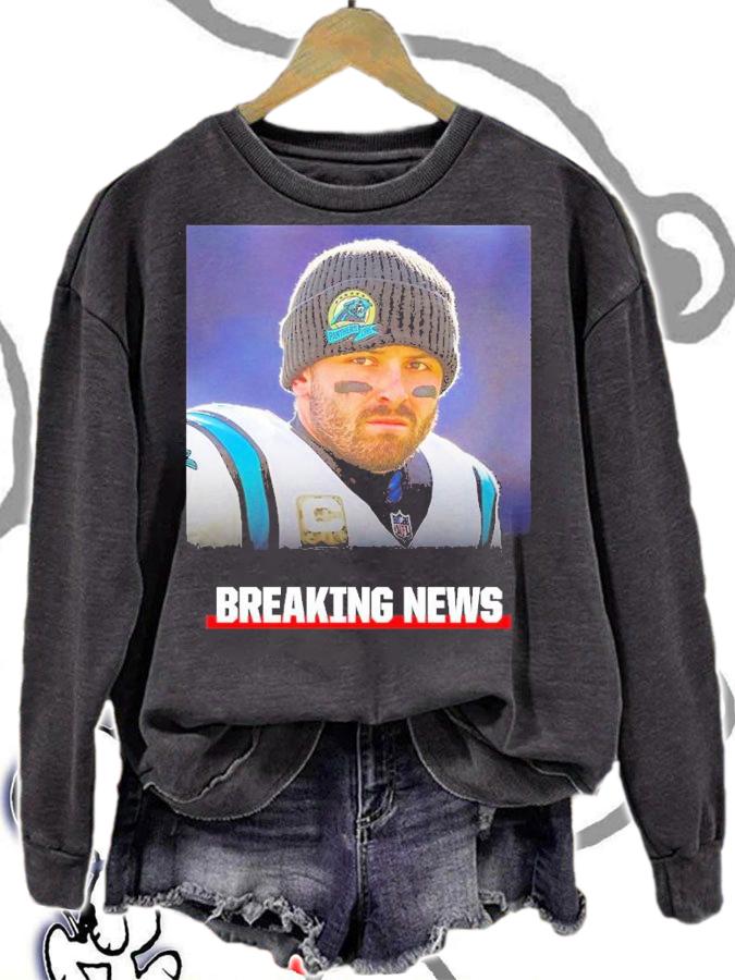 ESPN Baker Mayfield Breaking News Shirt t-shirt sweatshirt