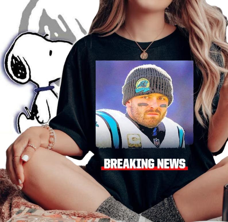 ESPN Baker Mayfield Breaking News Shirt t-shirt woman shirt