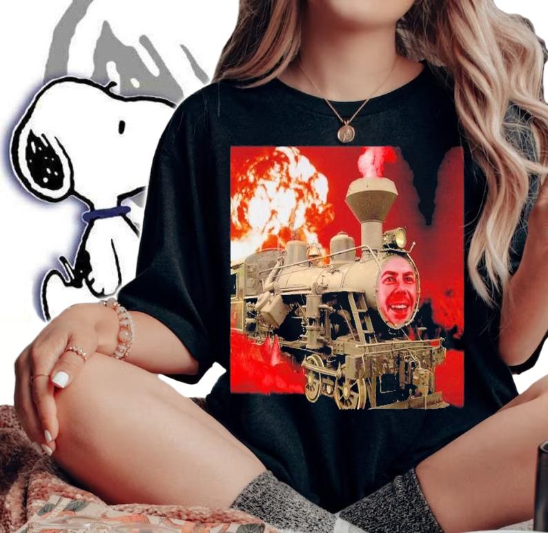 Freight Train carrying toxic shirt t-shirt woman shirt