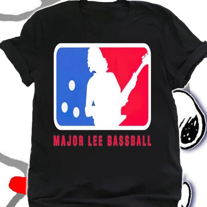 Geddy Lee Major Lee Baseball shirt t-shirt shirt