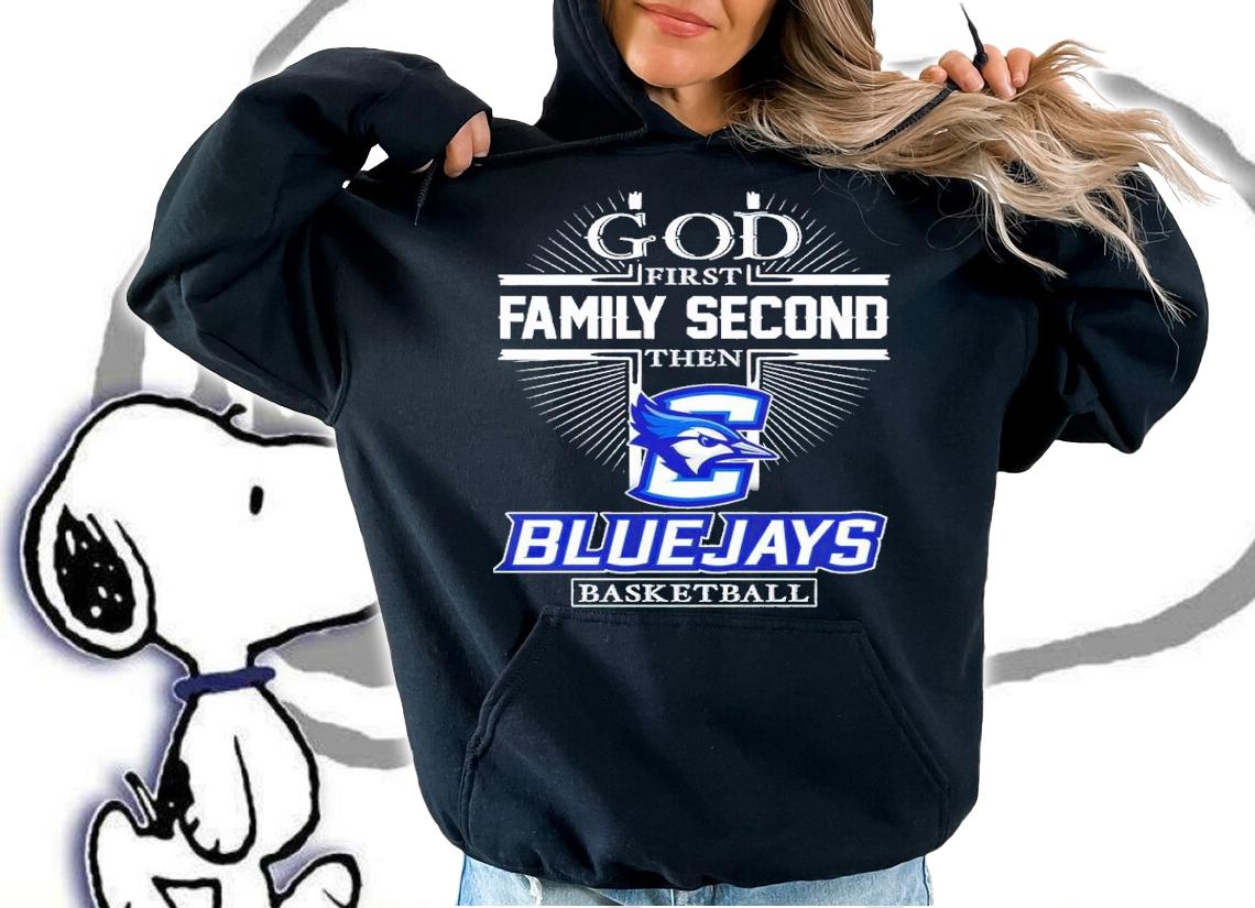God first family second then Blue Jays basketball shirt t-shirt hoodie