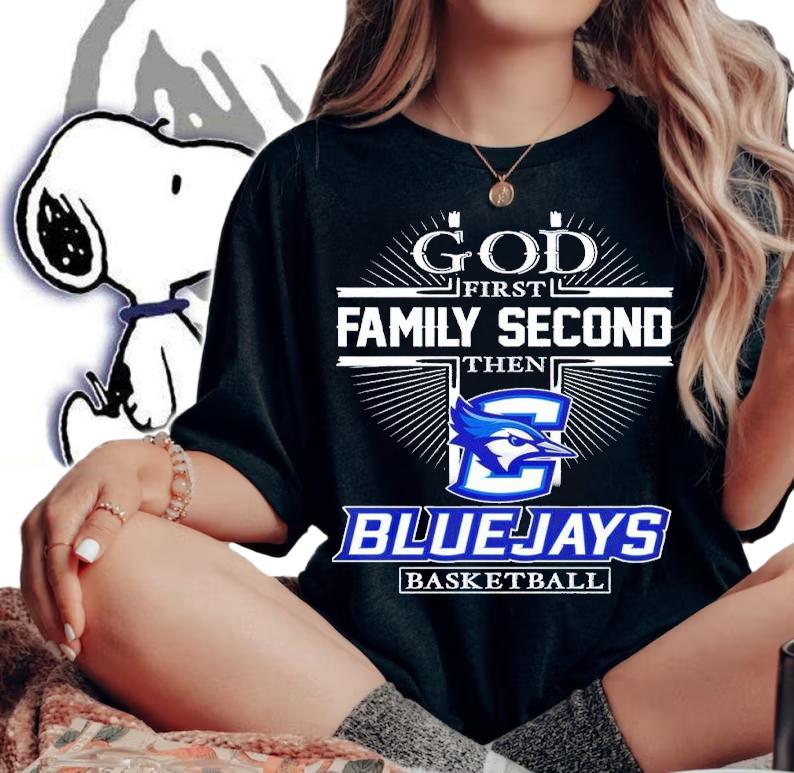 God first family second then Blue Jays basketball shirt t-shirt woman shirt