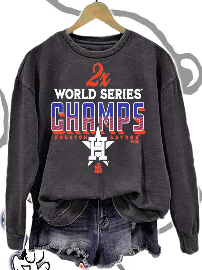 Houston Astros Two-Time 2X World Series Champions Trophy Case Addition 2022 Shirt t-shirt sweatshirt