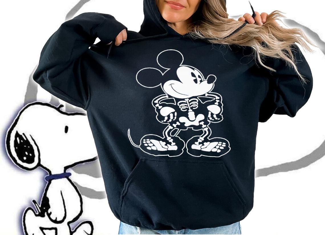 Mickey Mouse Skeleton shirt t-shirt hoodie