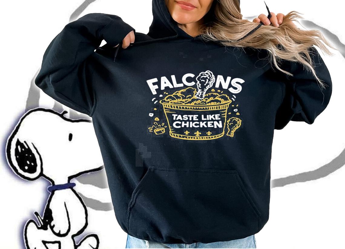 NOLA New Orlean Falcons taste like Chicken new shirt t-shirt hoodie