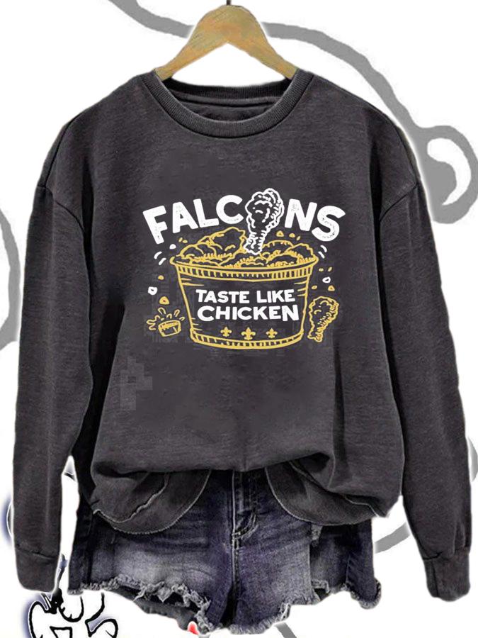 NOLA New Orlean Falcons taste like Chicken new shirt t-shirt sweatshirt
