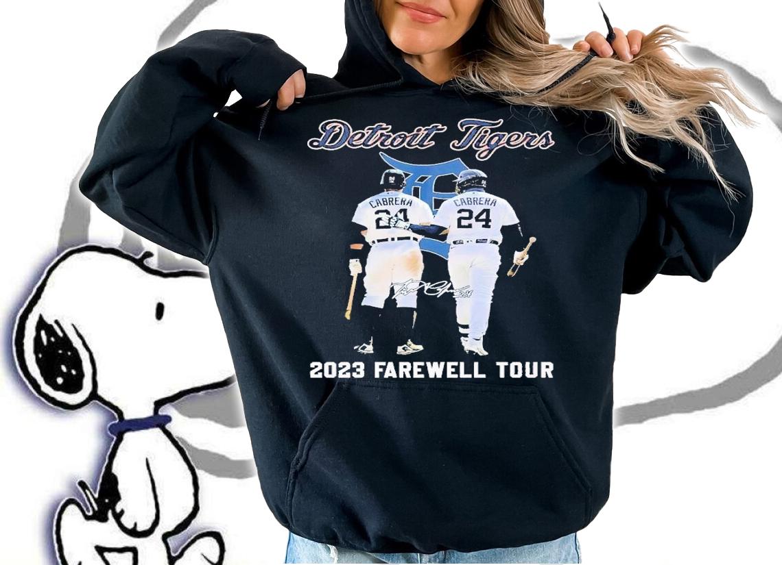 Miguel Cabrera Detroit Tiger 2023 farewell tour shirt t-shirt hoodie