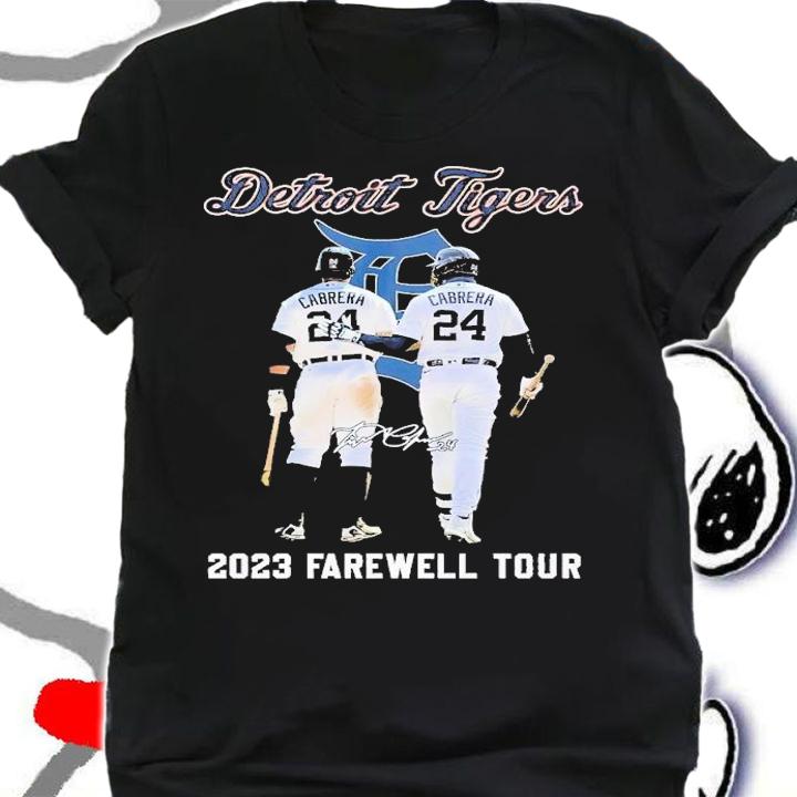 Miguel Cabrera Detroit Tiger 2023 farewell tour shirt t-shirt shirt