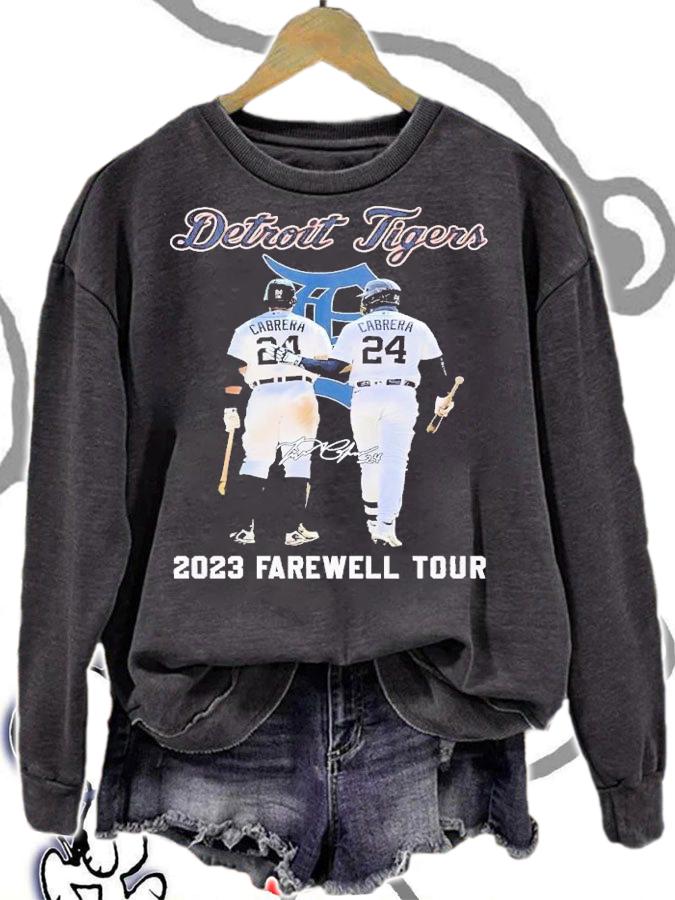 Miguel Cabrera Detroit Tiger 2023 farewell tour shirt t-shirt sweatshirt