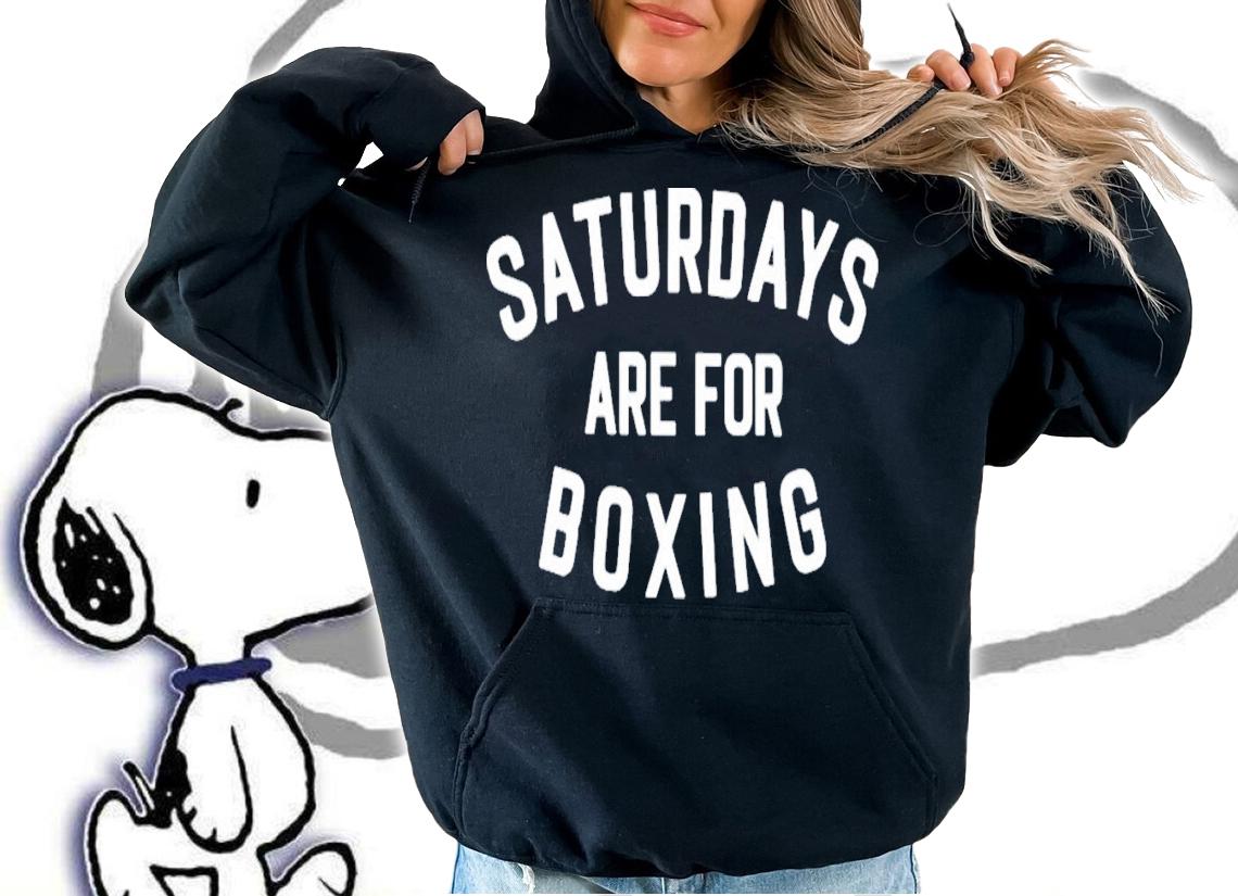 Blonde Bomber Saturdays Are For Boxing T-Shirt t-shirt