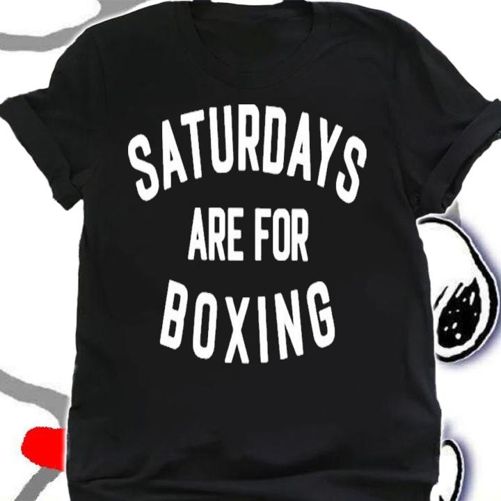 Blonde Bomber Saturdays Are For Boxing T-Shirt t-shirt