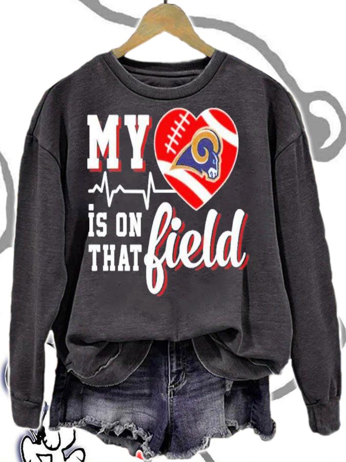 My Heart Is On That Field Football Sports Arizona Cardinals Shirt t-shirt