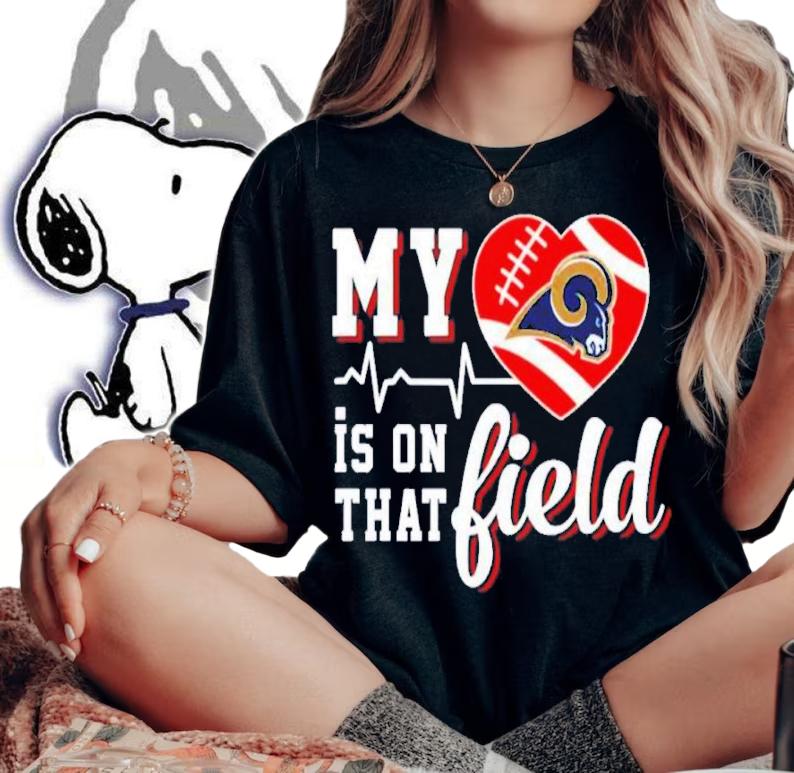 My Heart Is On That Field Football Sports Arizona Cardinals Shirt t-shirt