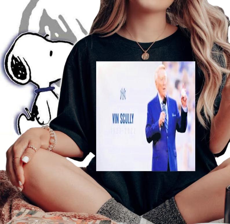 RIP Vin Scully 1927-2022 Los Angeles Dodgers Baseball Shirt t-shirt