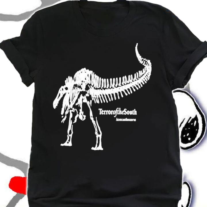 Black Terror Of The South Acrocanthosaurus T-Shirt t-shirt