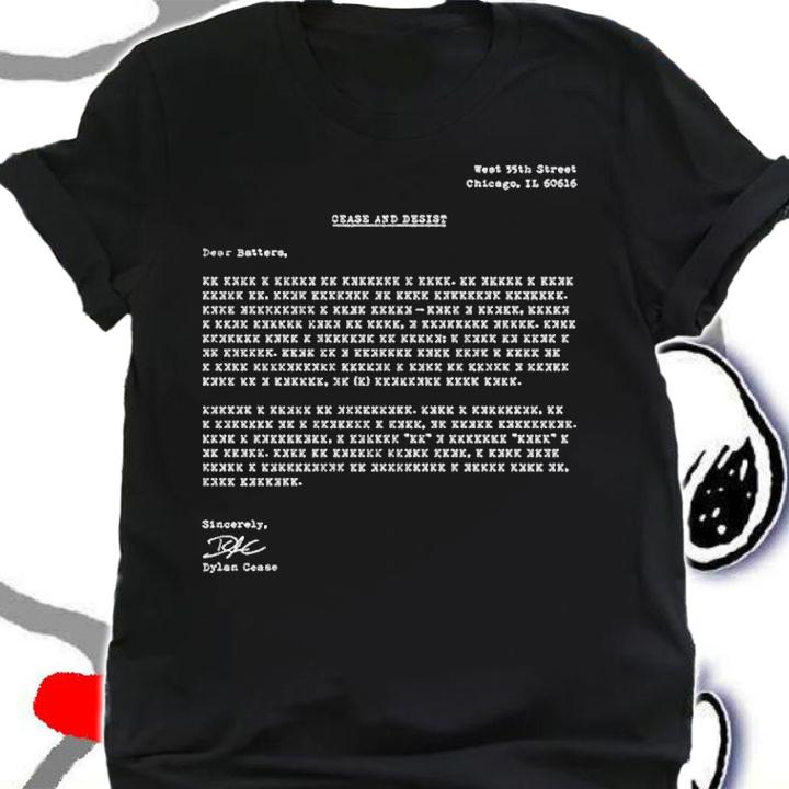 Cease and Desist Dylan Cease Chicago Baseball shirt t-shirt