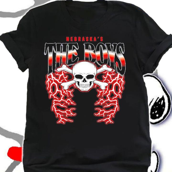 Nebraska's The Boys College Football Lightning shirt t-shirt