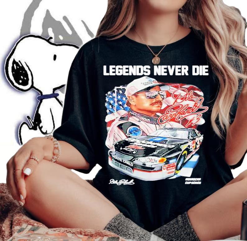 Legend Never Die Dales Earnhardts Signatures Shirt t-shirt
