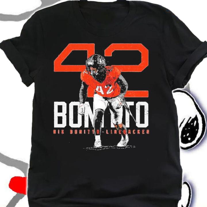 Nik Bonitto Denver Bold Number Football Shirt t-shirt