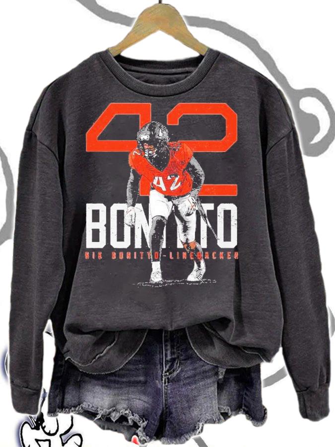 Nik Bonitto Denver Bold Number Football Shirt t-shirt