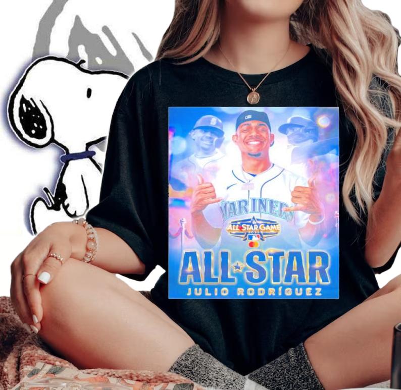 All-Star Game 2022 Julio Rodriguez Seattle Marines Shirt t-shirt