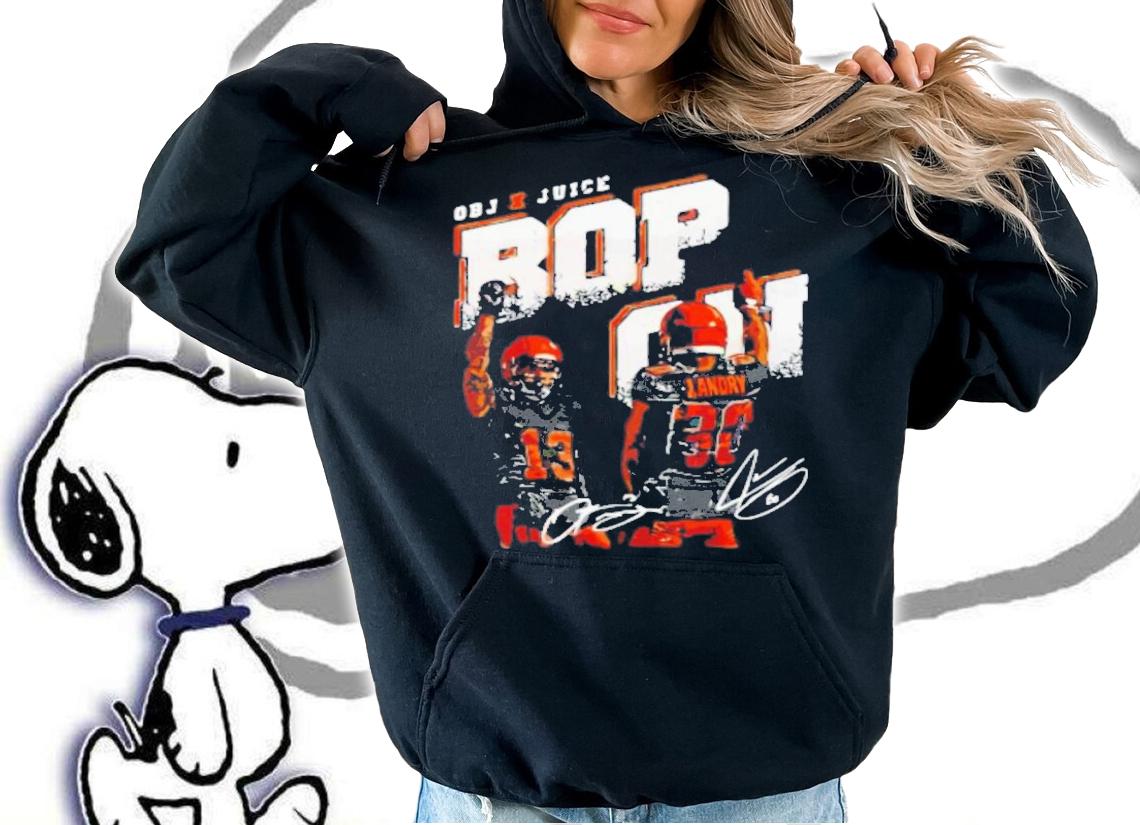 Bop On OBJ Juice Odell Beckham Jr Signature T-Shirt t-shirt hoodie