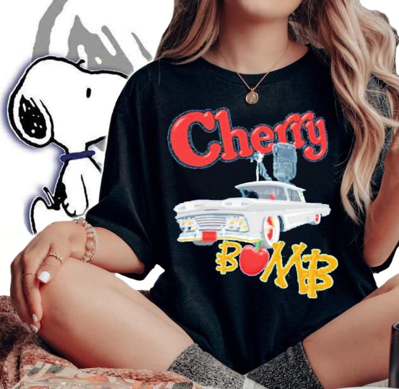 Cherry Bomb Hot Custom Rods Shirt t-shirt woman shirt
